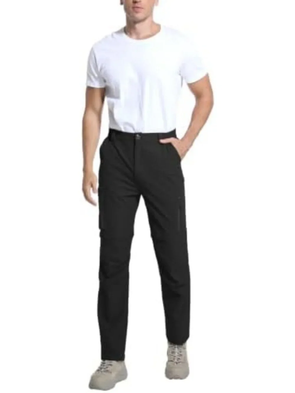 Lightweight Quick-Dry Waterproof Men's Convertible Hiking & Fishing Cargo Pants